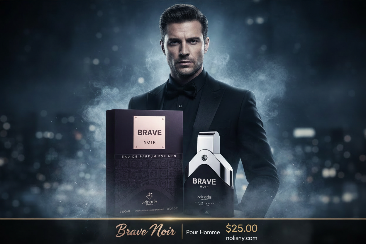 Brave Noir – Perfume Masculino Elegante y Nocturno