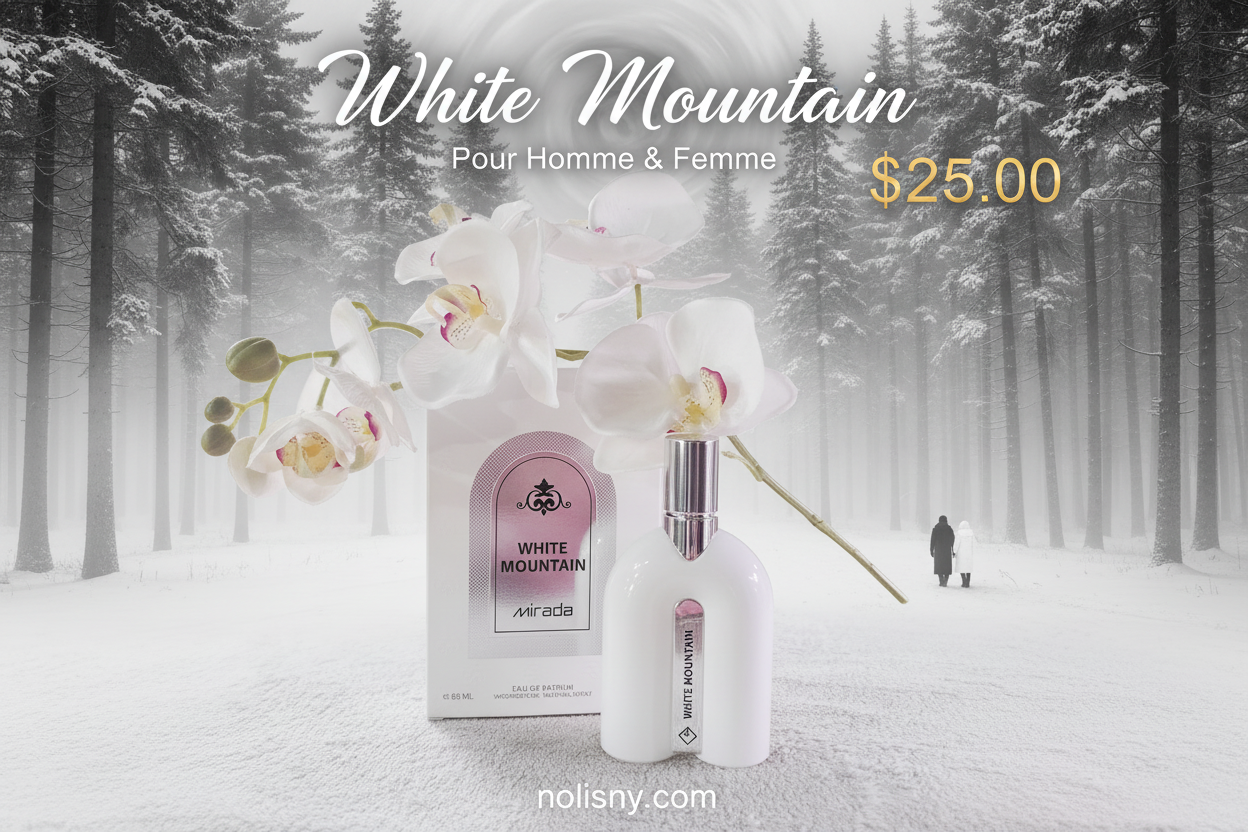 White Mountain – Eau de Parfum Unisex Fresco y Exclusivo