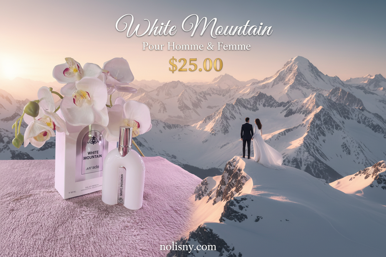 White Mountain – Eau de Parfum Unisex Fresco y Exclusivo
