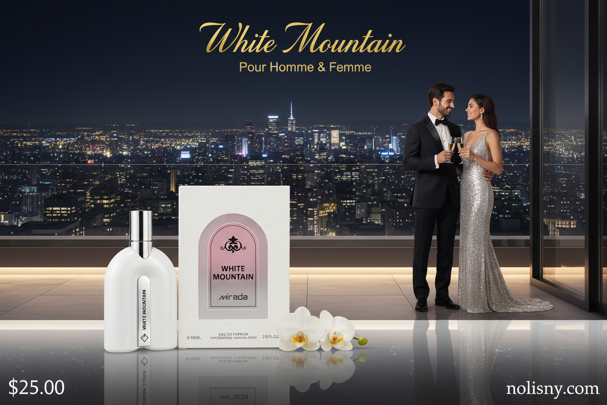 White Mountain – Eau de Parfum Unisex Fresco y Exclusivo