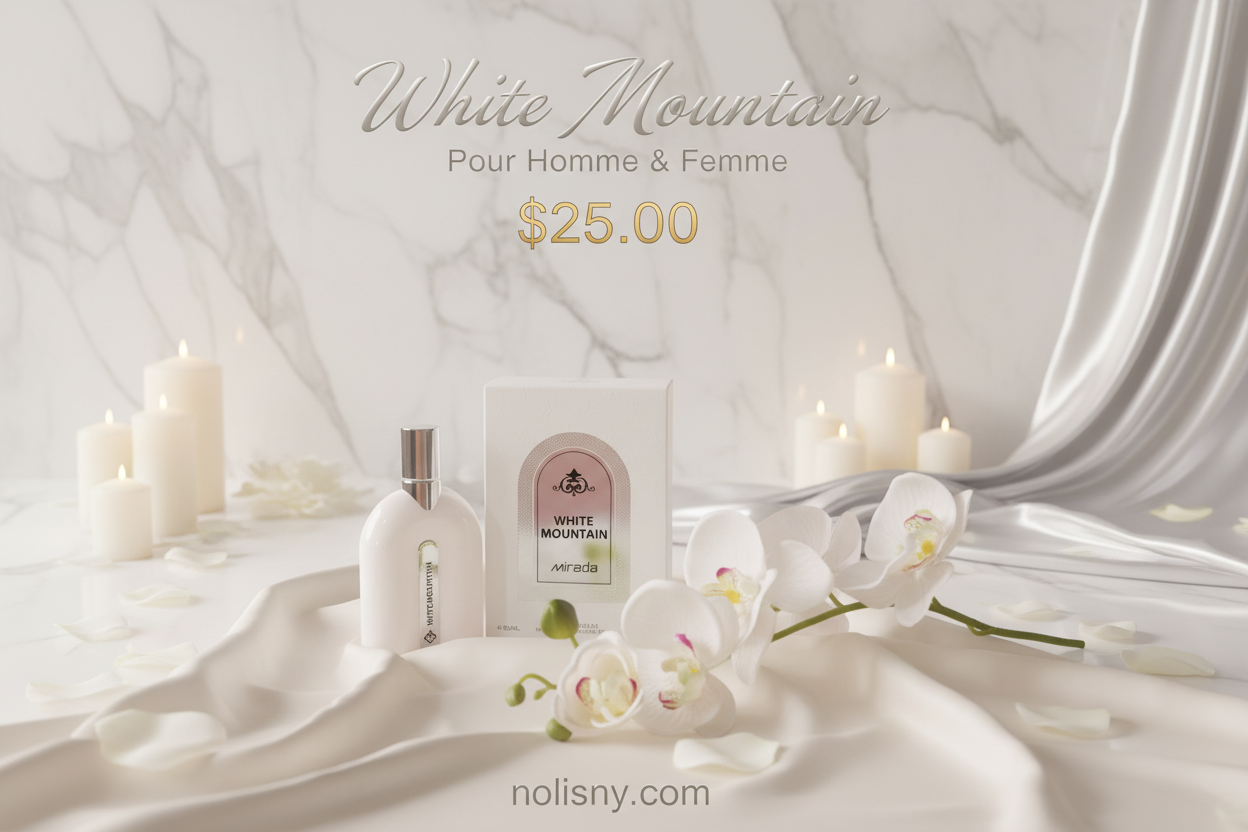 White Mountain – Eau de Parfum Unisex Fresco y Exclusivo